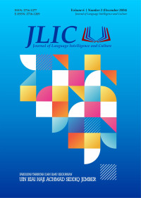 Journal of Language Intelligence and Culture volume 5 no 1-2 tahun 2023, volume 6 no 1-2 tahun 2024