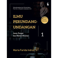 Ilmu Perundang-Undangan 1 : Jenis, Fungsi dan Materi Muatan