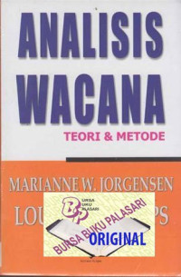 Analisis wacana Teori dan Metode